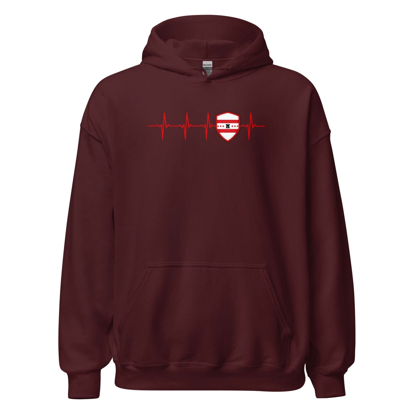 Unisex hoodie (Drenthe Schild Hartslag)