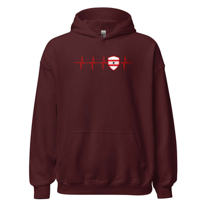 Unisex hoodie (Drenthe Schild Hartslag)
