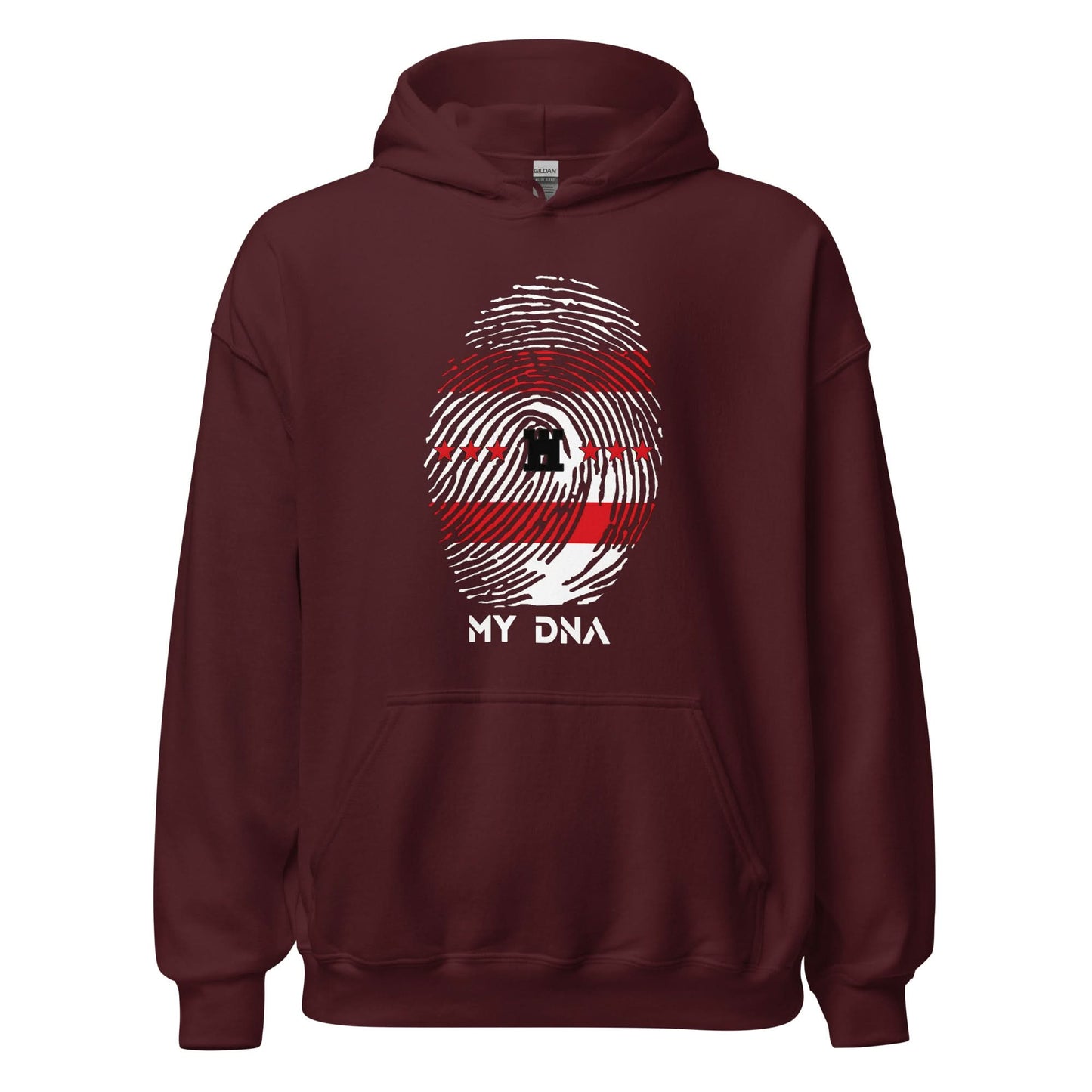 Unisex hoodie (Drenthe Vingerafdruk)