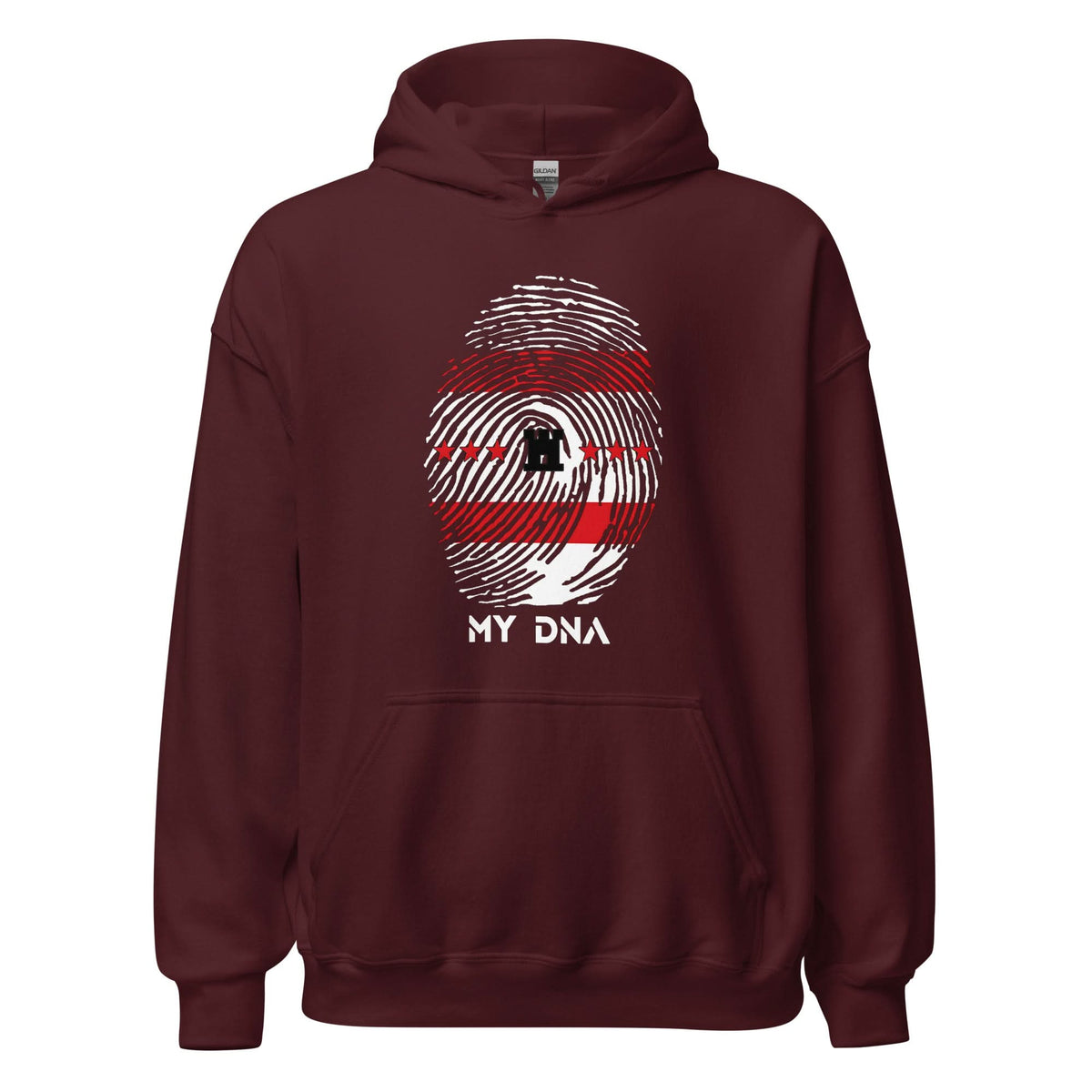 Unisex hoodie (Drenthe Vingerafdruk)