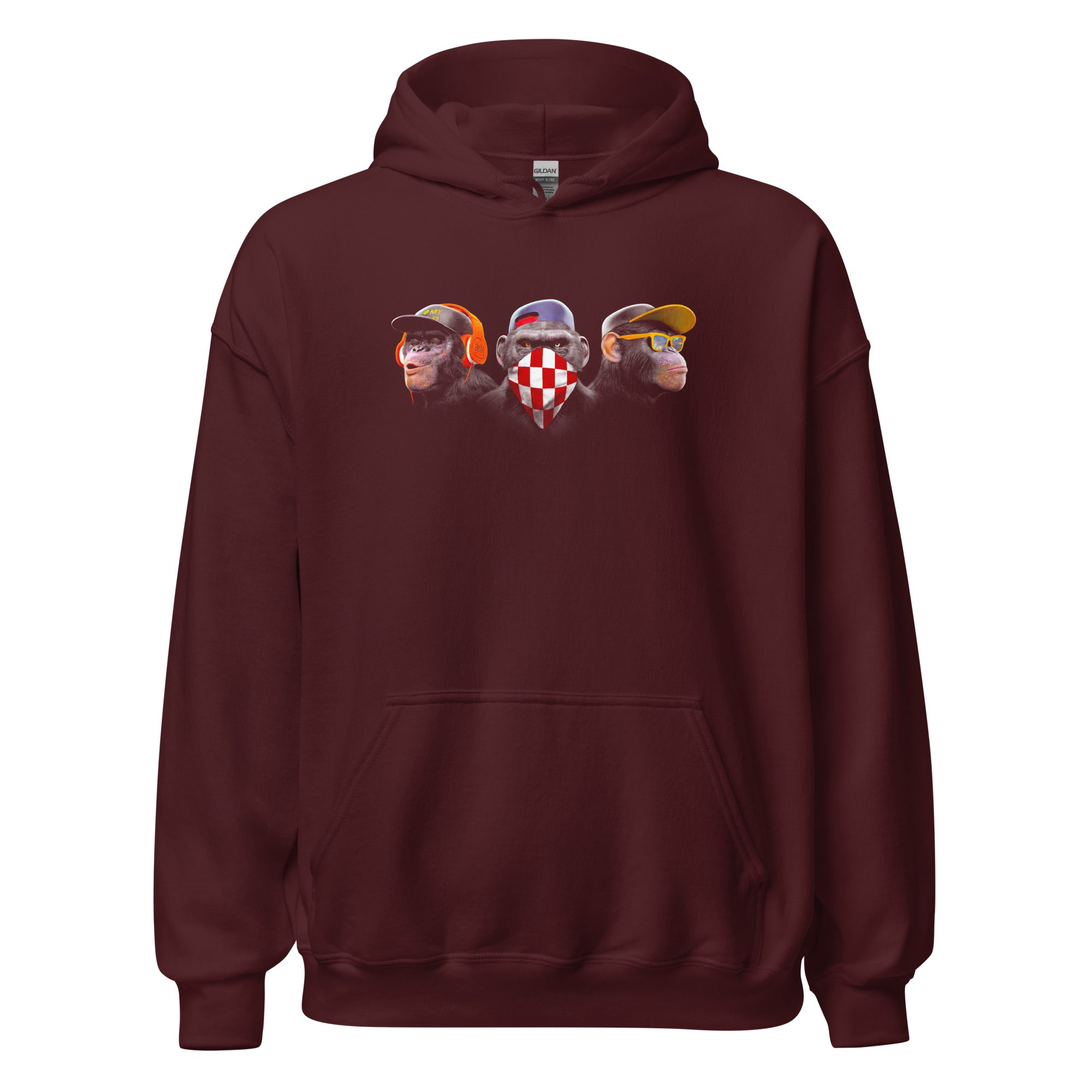 Unisex hoodie (Brabant Vlag Horen Zien en Zwijgen)