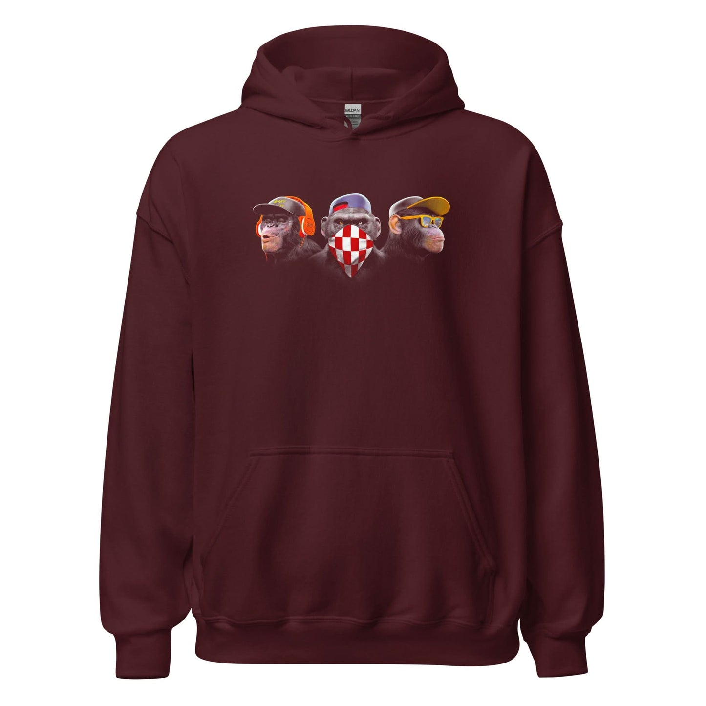 Unisex hoodie (Brabant Vlag Horen Zien en Zwijgen)