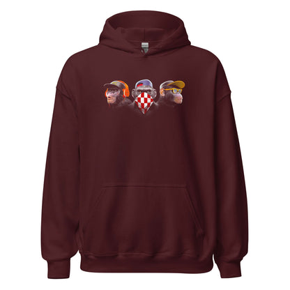 Unisex hoodie (Brabant Vlag Horen Zien en Zwijgen)