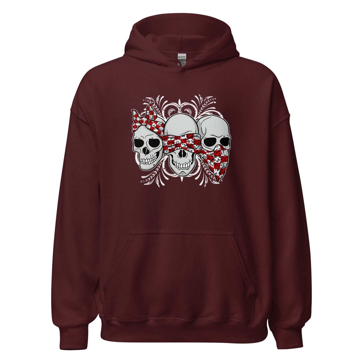 Unisex hoodie (Brabant Schedel Horen Zien en Zwijgen)