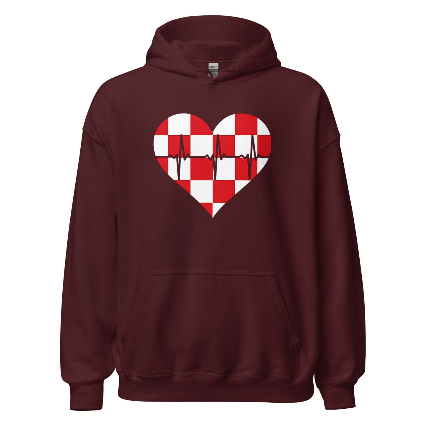 Unisex hoodie (Brabant Vlag Liefde)