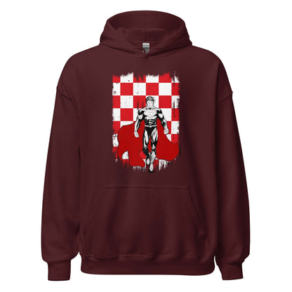 Unisex hoodie (Superman in Brabantse vlag)