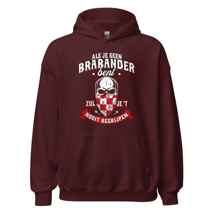 Unisex hoodie (Je zult Het Nooit Begrijpen)