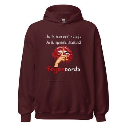 Unisex hoodie (Ik spreek vloeiend voetbals) 010