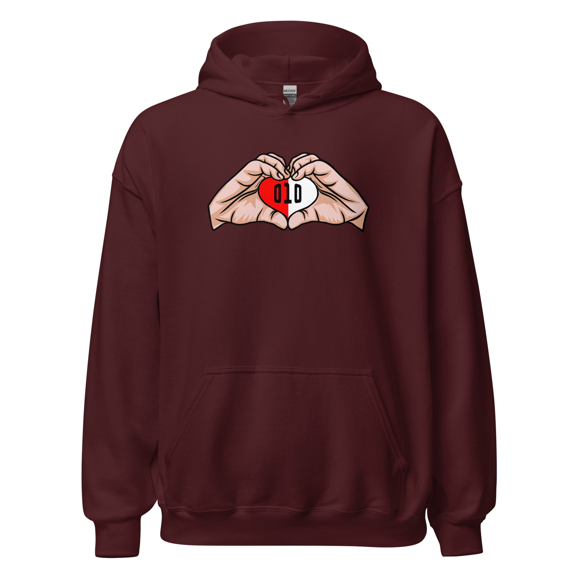 Unisex hoodie (Love mijn cluppie) 010