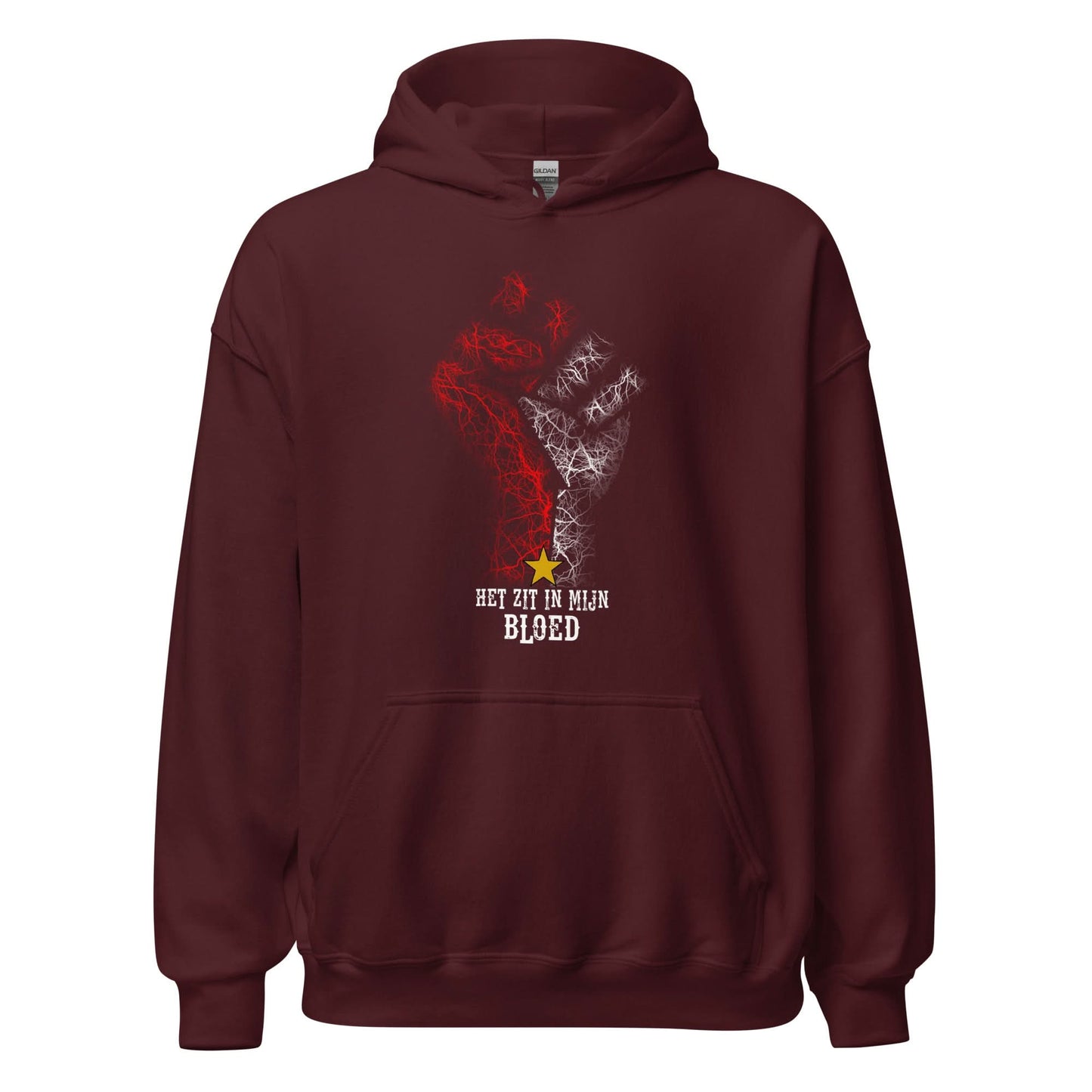 Unisex hoodie (Het zit in mijn bloed) 010