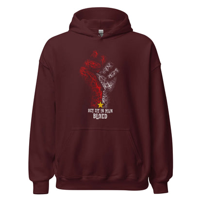 Unisex hoodie (Het zit in mijn bloed) 010