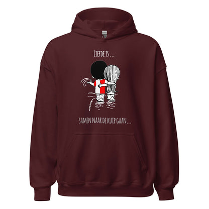 Unisex hoodie (Rotterdam- liefde.. is samen gaan naar de kuip)