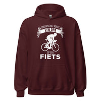 Unisex hoodie (Onderschat nooit een opa op een fiets)