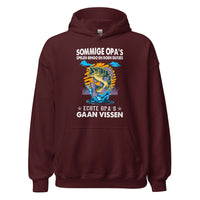 Unisex hoodie (Opa's echte opa's gaan vissen)