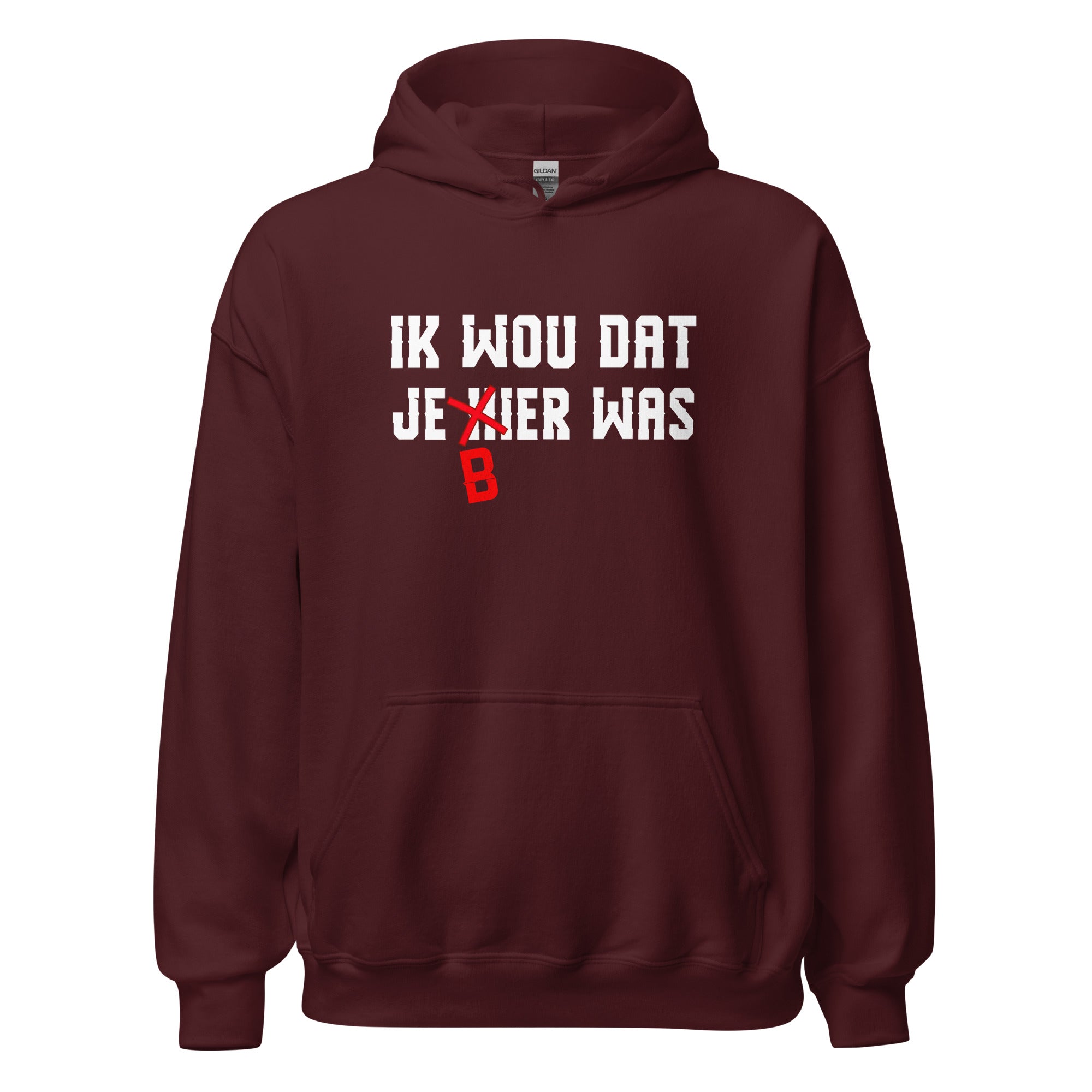 Unisex hoodie (IK Wou Dat Je Bier Was)