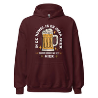 Unisex hoodie (In de hemel is er geen bier)