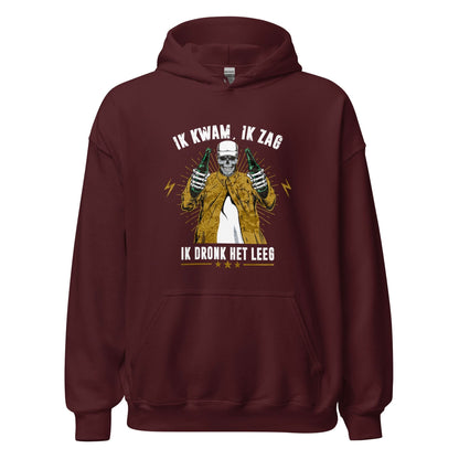 Unisex hoodie (Ik Kwam Ik Zag Ik Dronk Het Leeg)