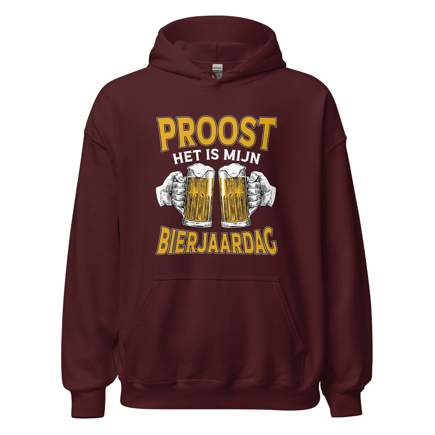 Unisex hoodie (Proost het Is Mijn Bierjaardag)