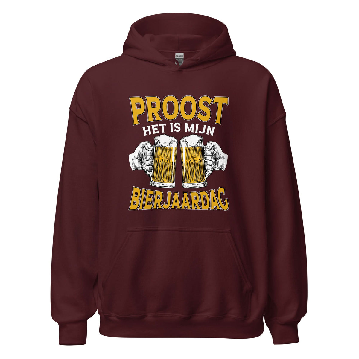 Unisex hoodie (Proost het Is Mijn Bierjaardag)