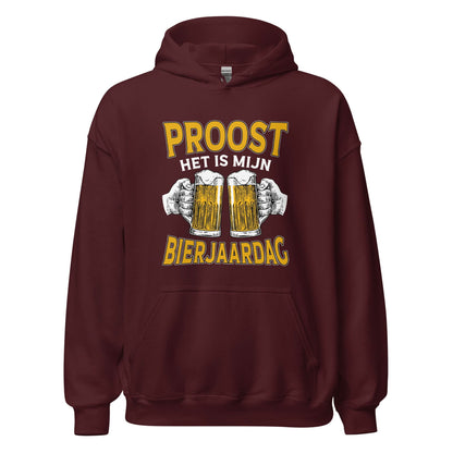 Unisex hoodie (Proost het Is Mijn Bierjaardag)