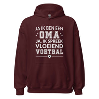 Unisex hoodie (Ja ik ben een oma, Ik spreek vloeiend voetbal)