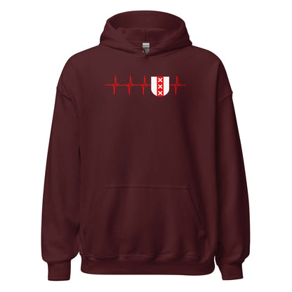 Unisex hoodie (Ajacied Hartslag)