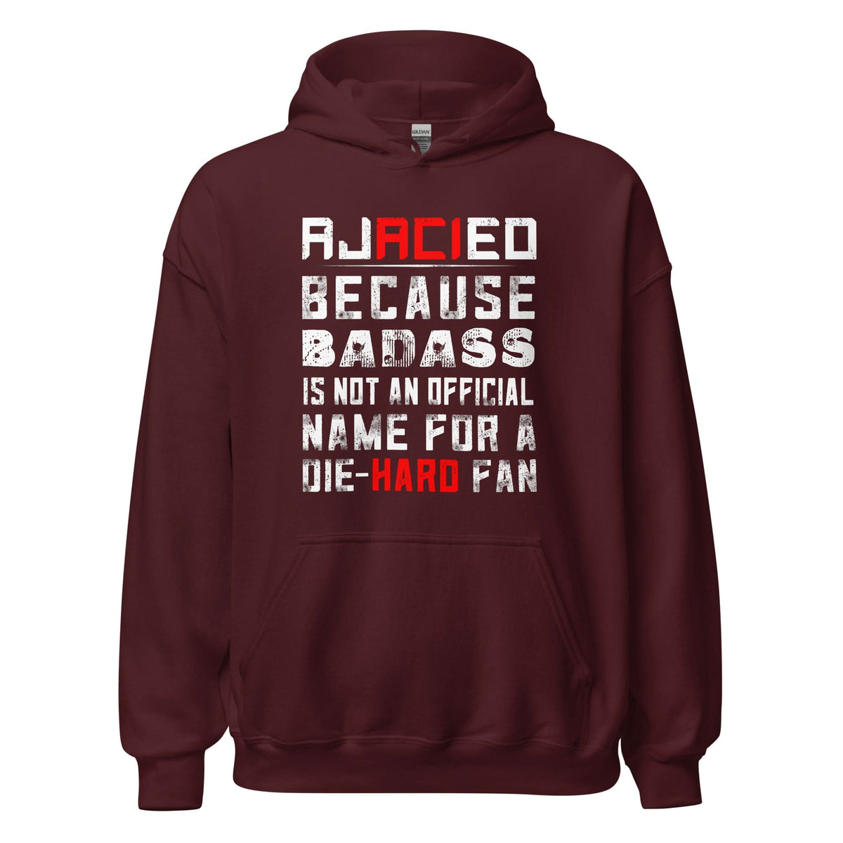 Unisex hoodie (Ajacied omdat badass geen officiële naam is)