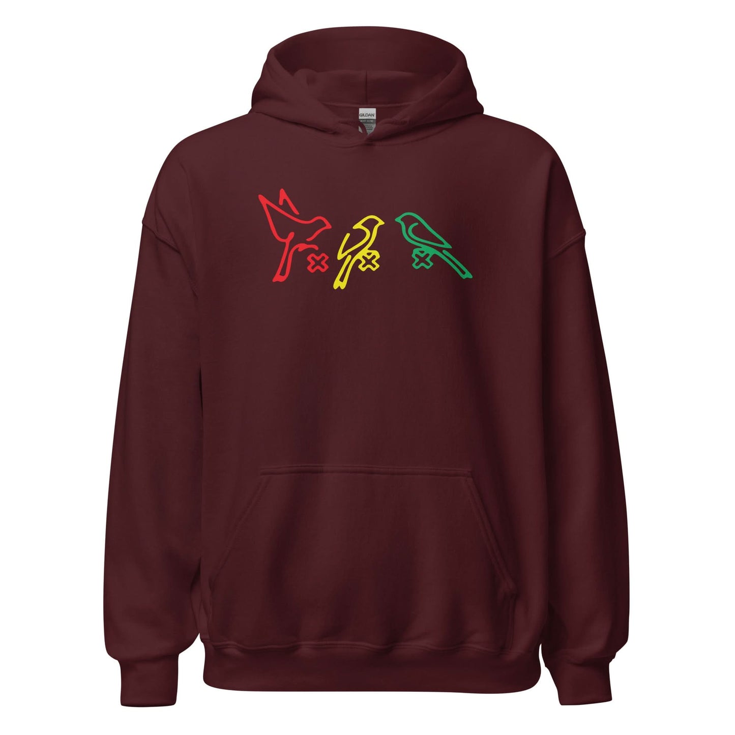 Unisex hoodie (Ajacied- three little birds)