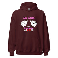 Unisex hoodie (Dit meisje is een trotse Ajacied) Amsterdam