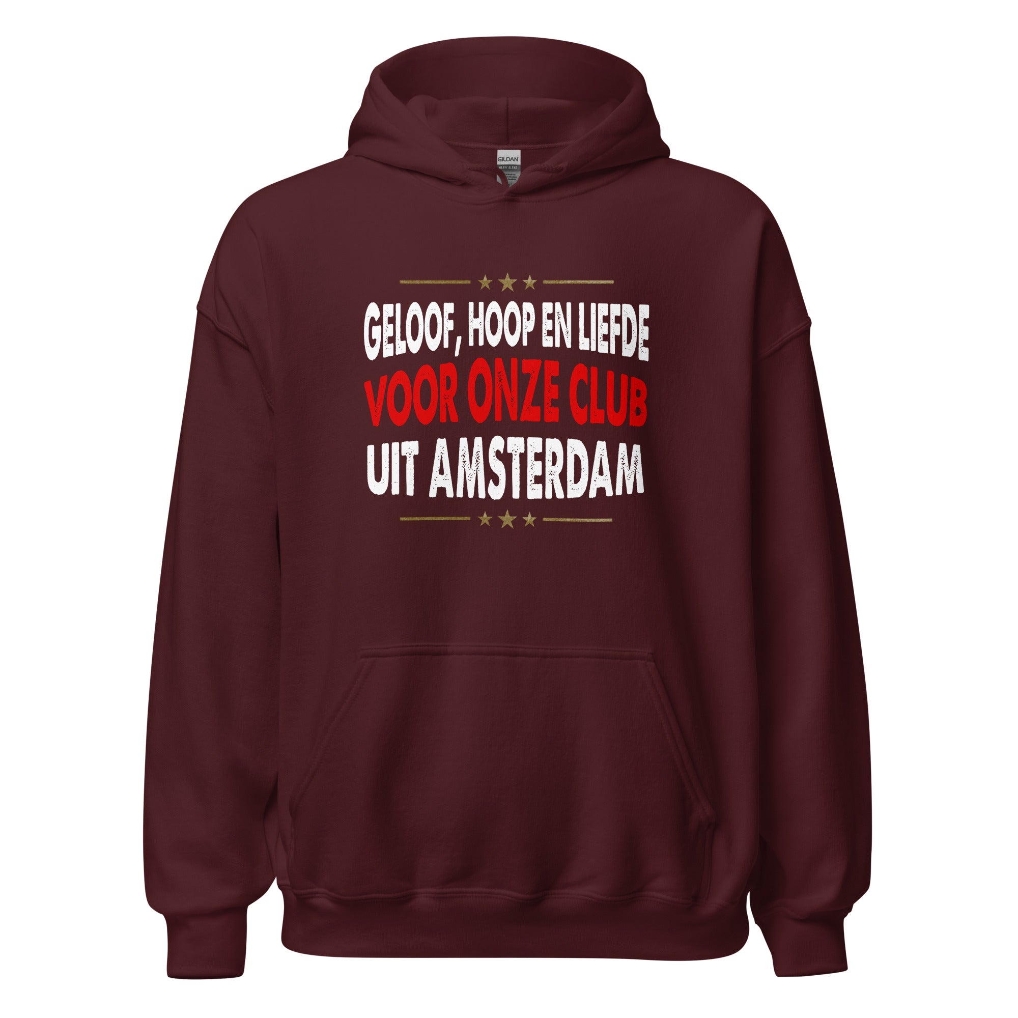 Unisex hoodie (Geloof, hoop en liefde...) Ajacied