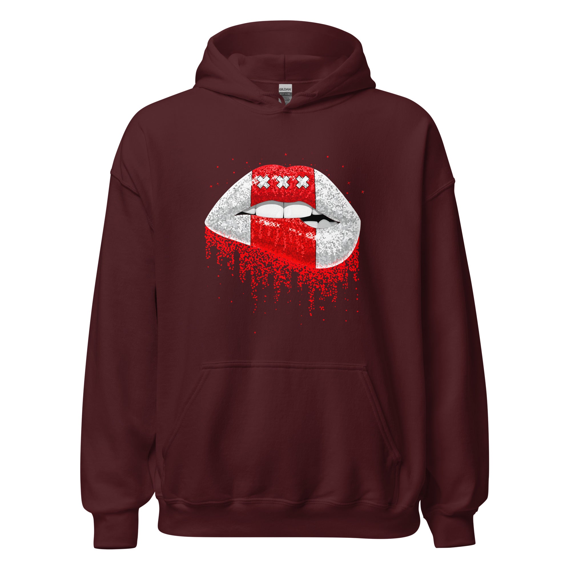 Unisex hoodie (Ajaciede lippen) Amsterdam