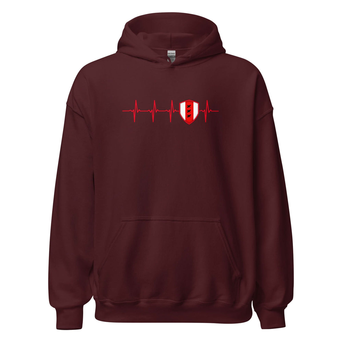 Unisex hoodie (Ajacied Hartslag) Amsterdam