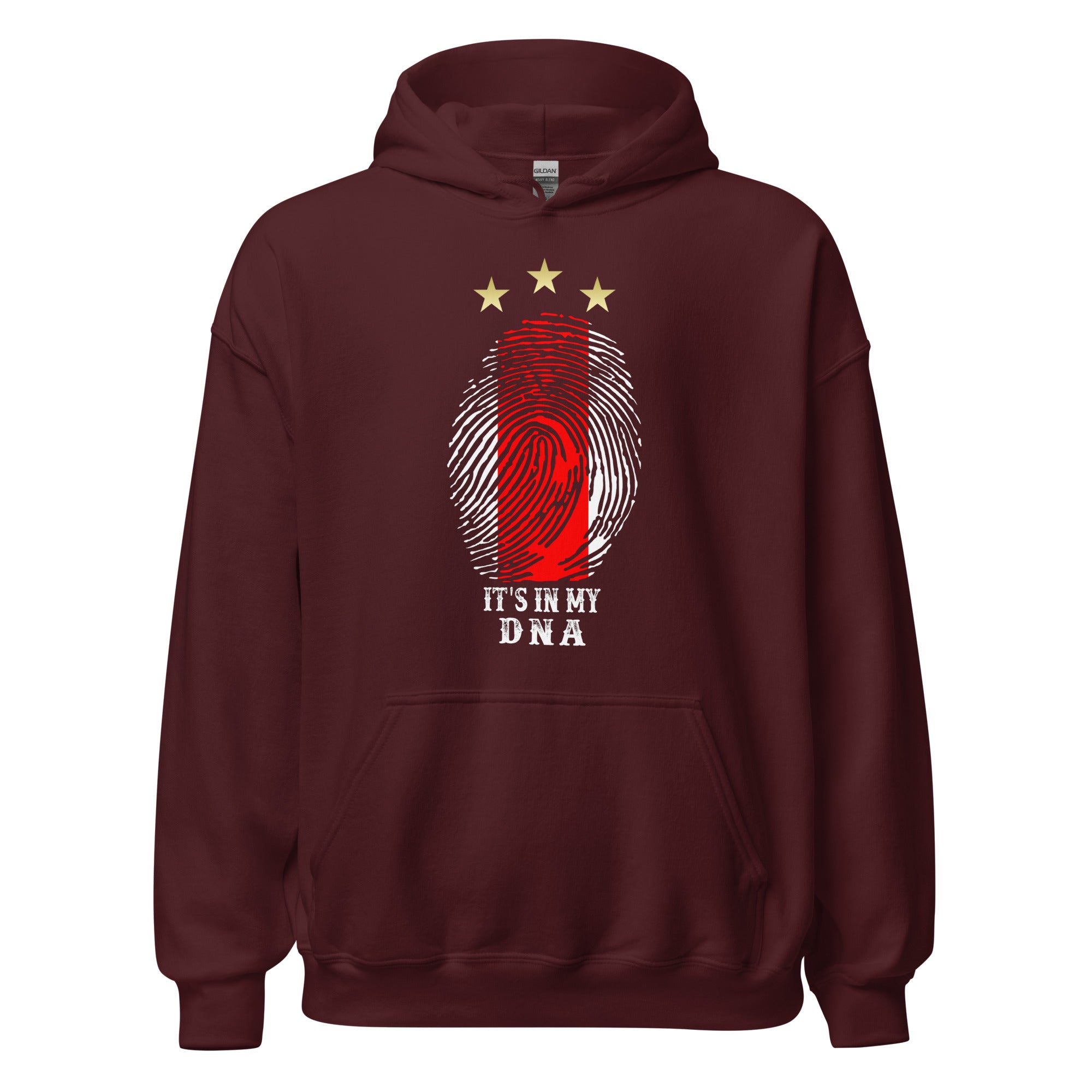 Unisex hoodie (Ajacied Het zit in mijn DNA)