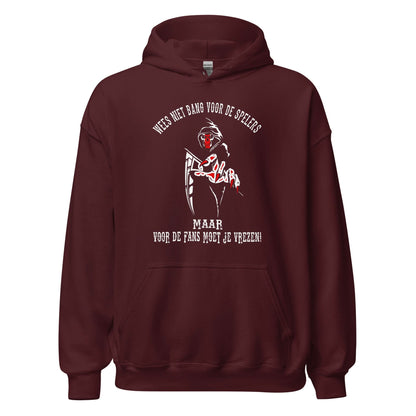 Unisex hoodie (Wees niet bang voor de spelers, maar vrees voor de fans) Ajacied