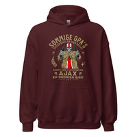 Unisex hoodie (Echte Opa's supporten Ajax en drinken bier) Ajacied