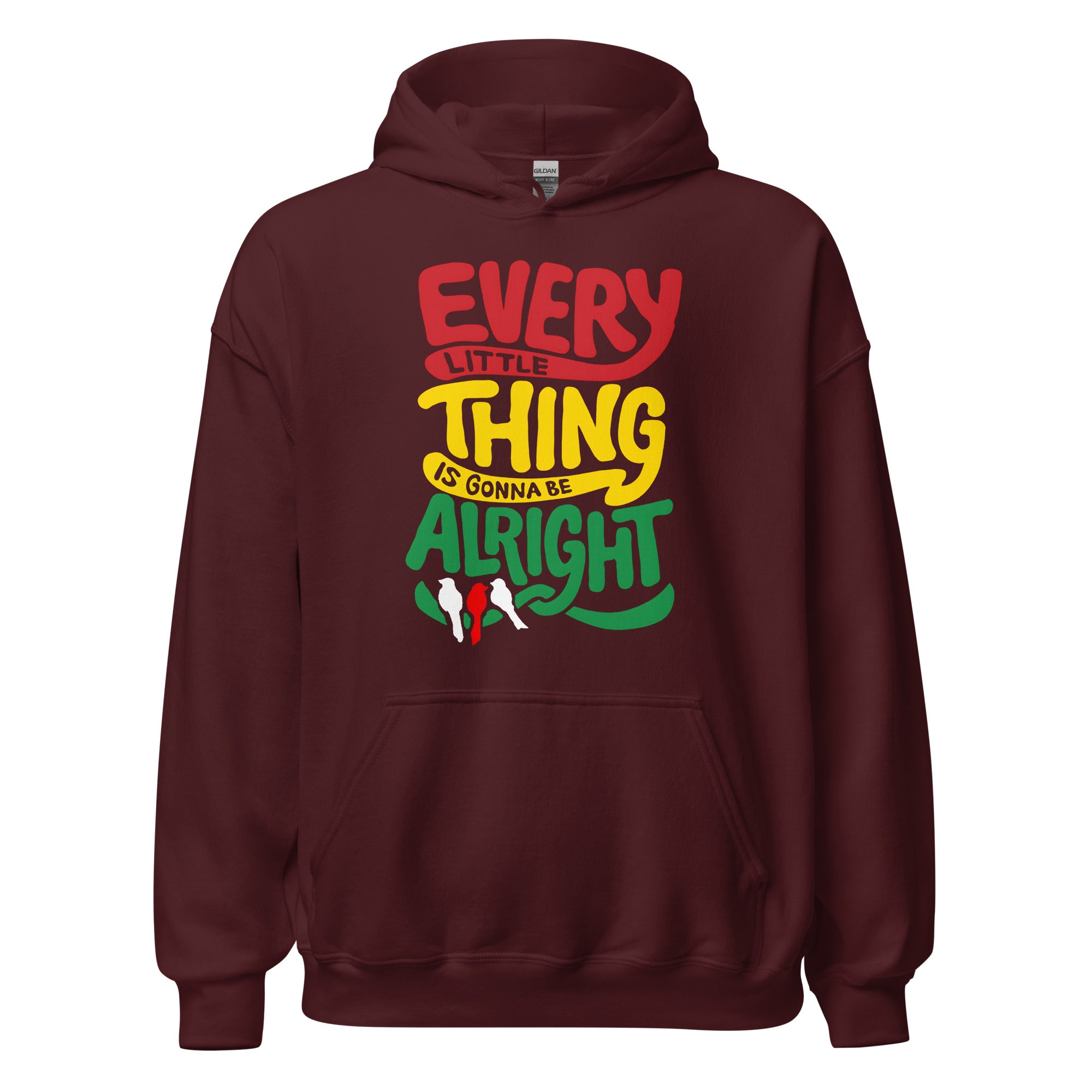 Unisex hoodie (Every little thing is gonna be alright) ajacied
