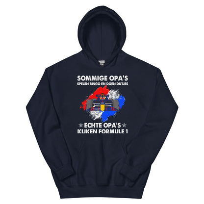 Unisex hoodie (Echte opa's kijken formule 1)
