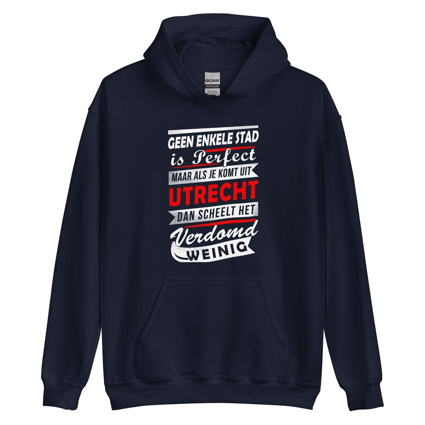 Unisex Hoodie (Als je uit Utrecht komt dan scheelt het verdomd weinig)