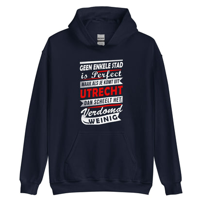 Unisex Hoodie (Als je uit Utrecht komt dan scheelt het verdomd weinig)