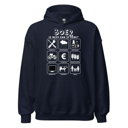 Unisex hoodie (meer dan je denkt - boer2 )