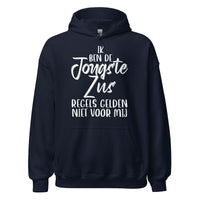 Unisex Hoodie ( Jongste zus)