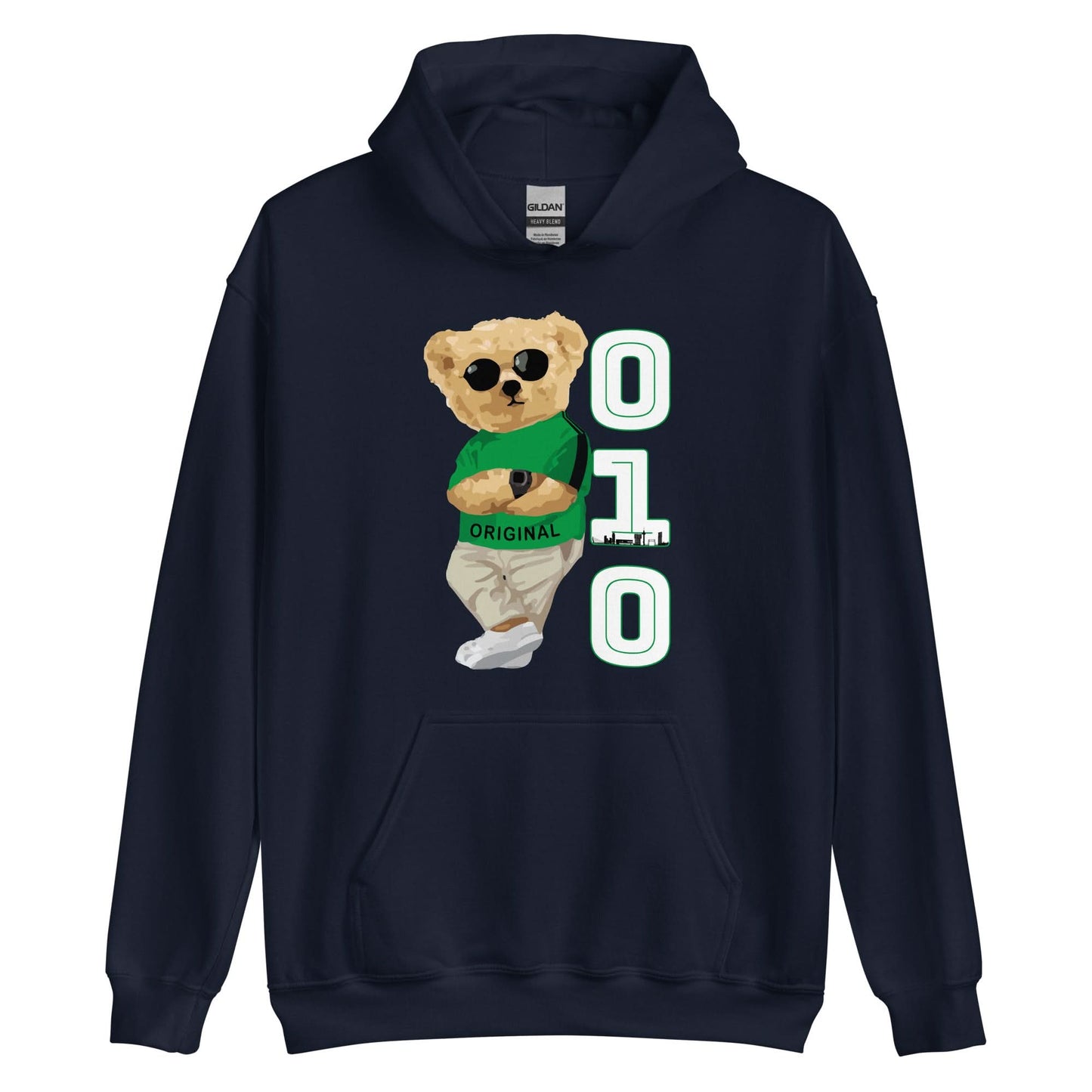 Unisex hoodie Bear rotterdam 010