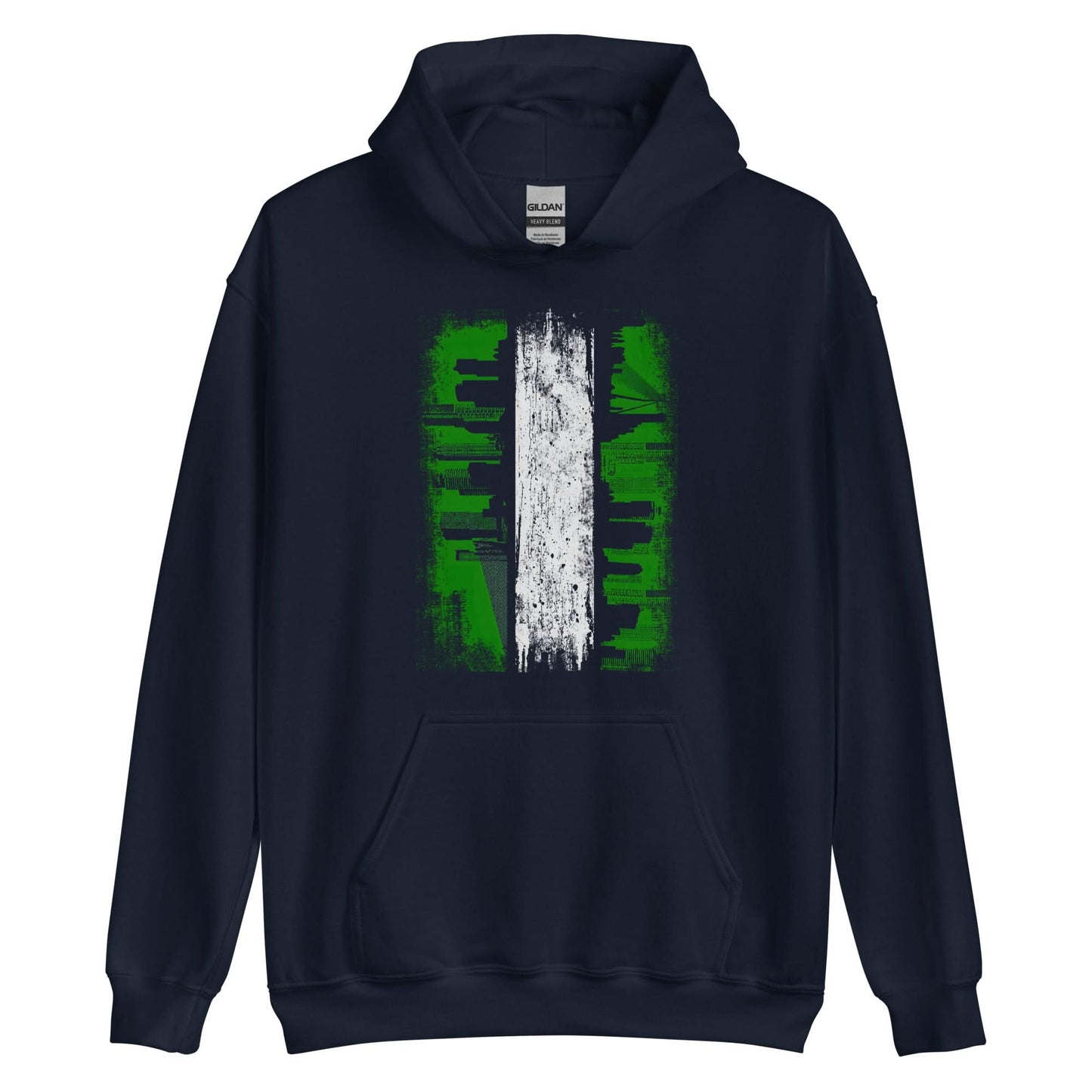 Unisex hoodie (Rotterdam Skyline Vlag)