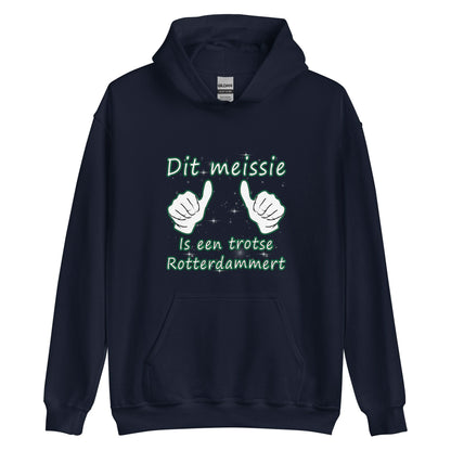 Unisex hoodie (Dit meissie is een trotse Rotterdammert)