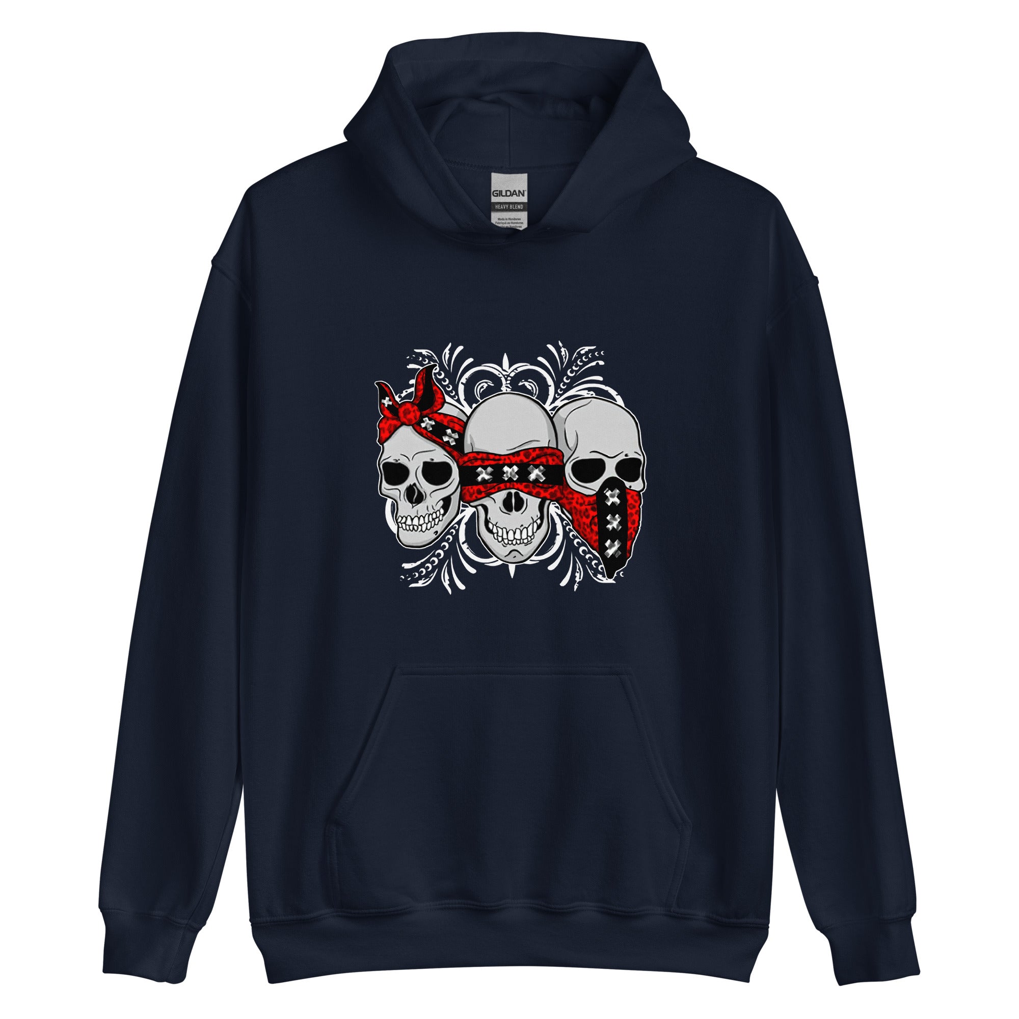 Unisex hoodie (Amsterdam Horen, zien en zwijgen)