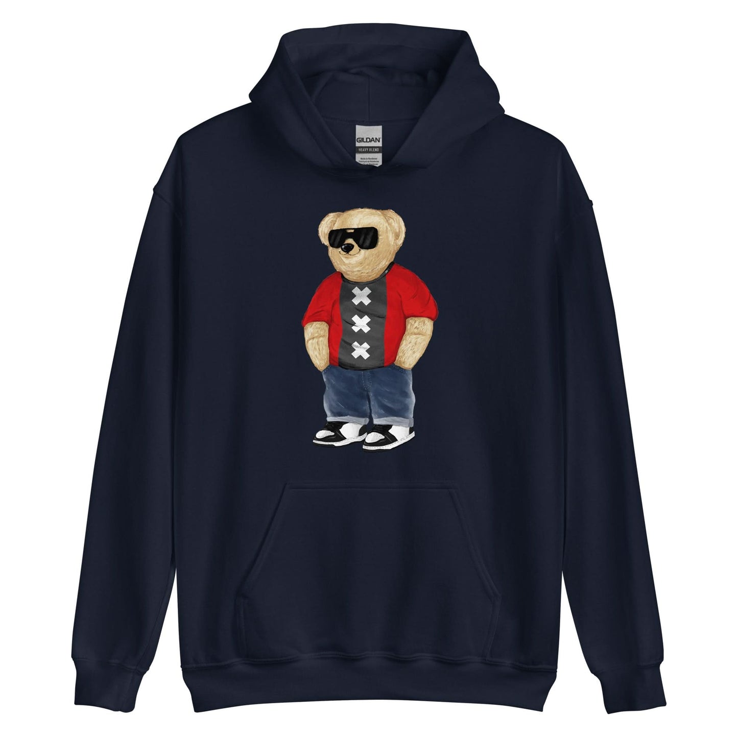 Unisex hoodie (Amsterdam Cool Bear)