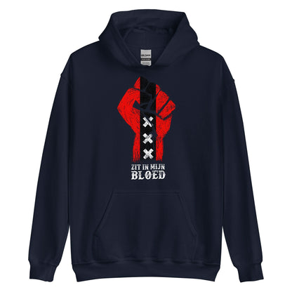 Unisex hoodie (Amsterdam Zit in Mijn Bloed)