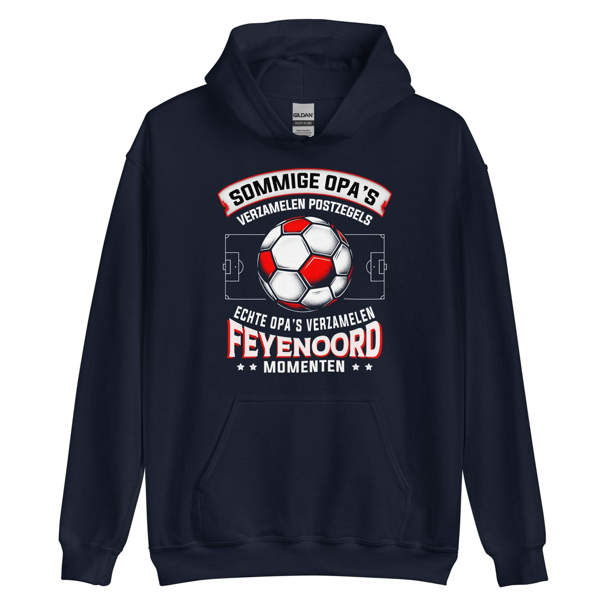 Unisex hoodie (Sommige opa's verzamelen postzegels..)