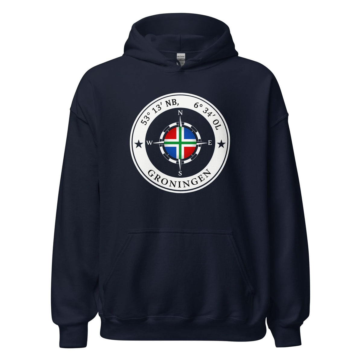 Unisex hoodie (Groningen Compass)