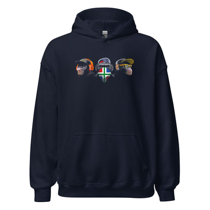 Unisex hoodie (Groningen Flag Horen Zien en Zwijgen)
